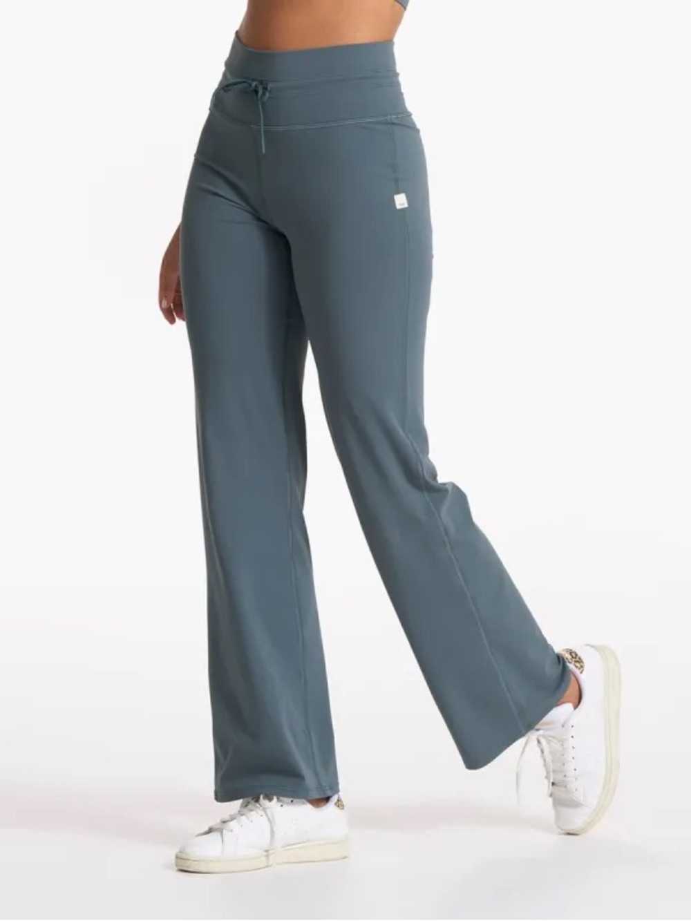Vuori High Waist Wide Leg Drawstring Lounge Pants Pilates Yoga